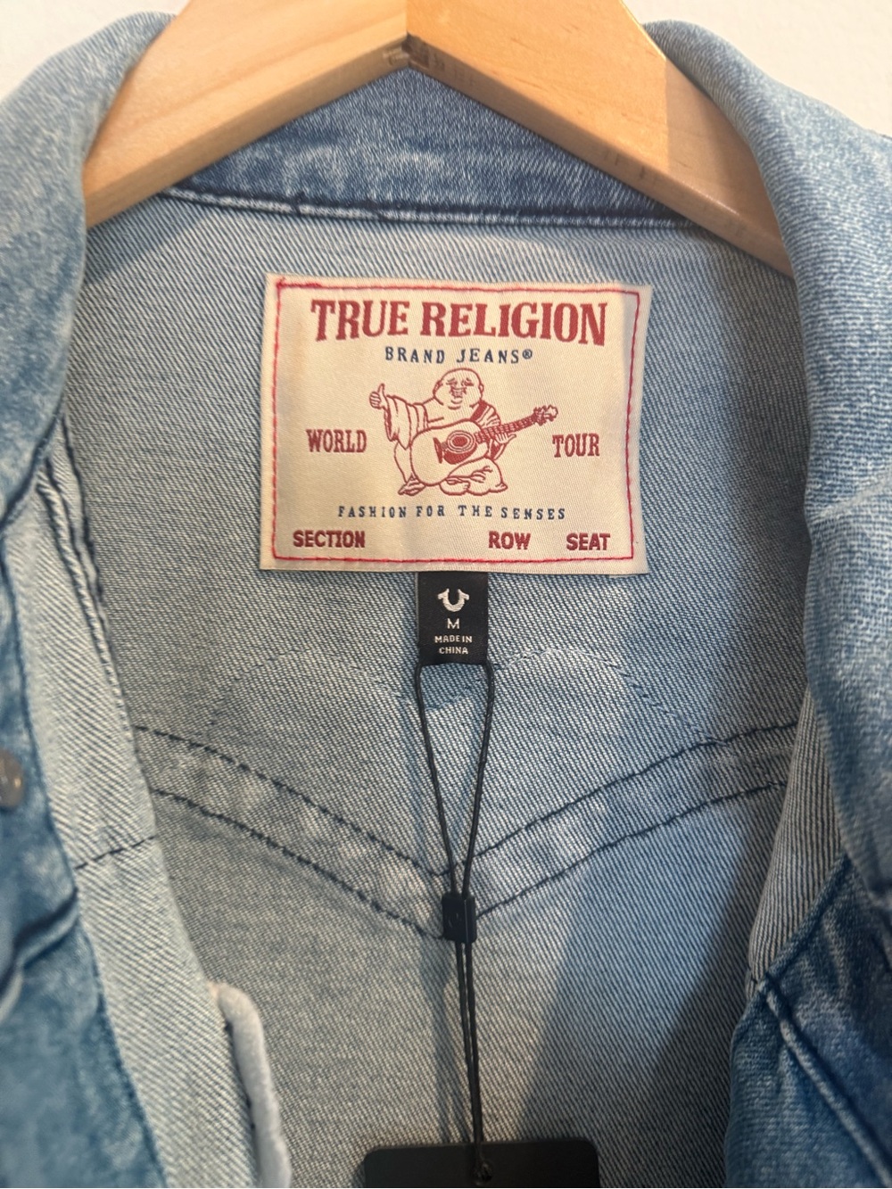 Jimmy Varsity Patch Big T Denim Jacket - Picture 7 of 10